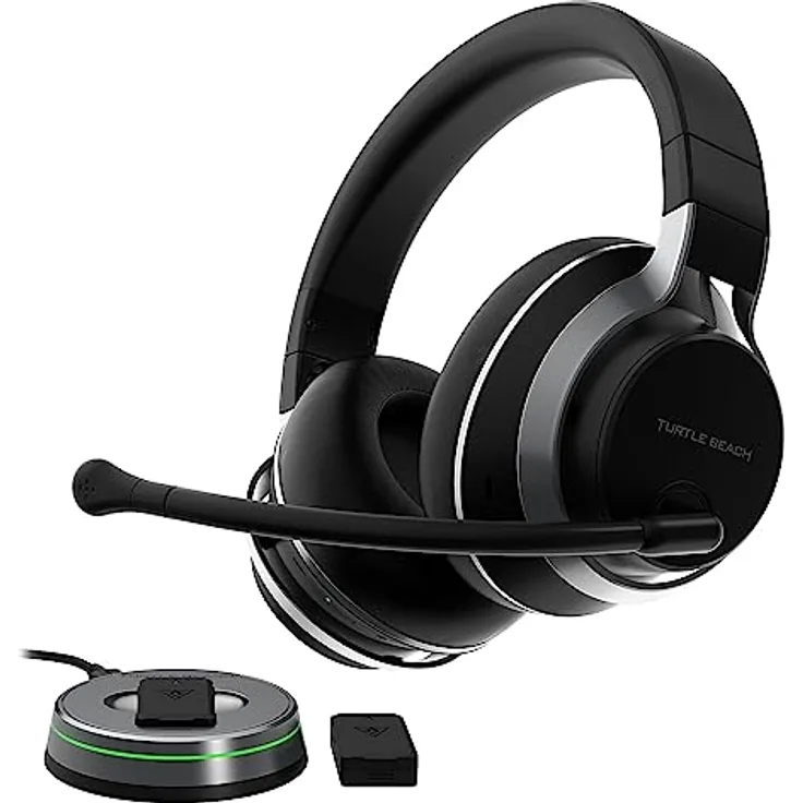Turtle Beach Stealth Pro Multiplatform kabelloses Noise Cancelling Gaming Headset für Xbox Series X|S, Xbox One, PS5, PS4, PC, Nintendo Switch & Mobile [Offiziell lizensiert für Xbox]