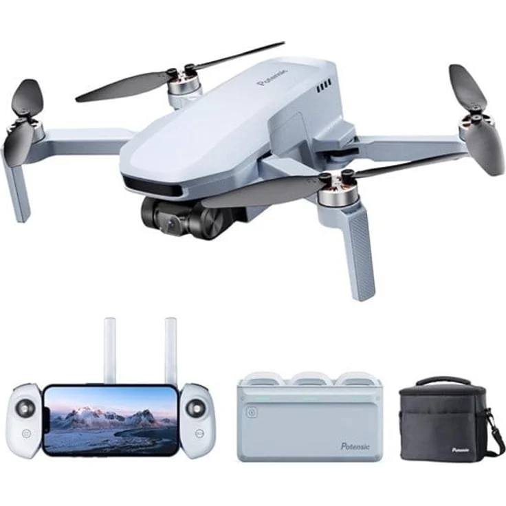 Potensic ATOM SE Fly More Combo, 249 g Kameradrohne mit 4K Video, GPS-Positionierung und bis zu 31 Minuten Flugzeit – Bild 9