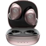 Raycon The Fitness True Wireless Bluetooth 5.2 Ohrhörer mit eingebautem Mikrofon 54 Stunden Akku IPX7 wasserdicht und Ladebox mit Talk, Text (Roségold)