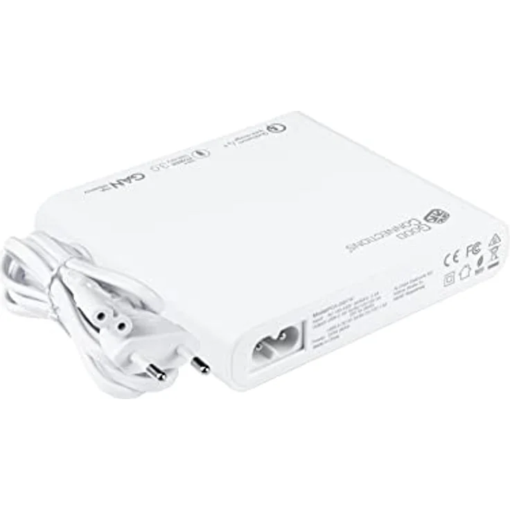 Good Connections USB-Desktop-Schnellladestation 120W, 4-Port mit GaN-Technologie, 2x USB-Câ„¢ und 2x USB-A, weiss, PD 3.0, QC 4+ – Bild 2
