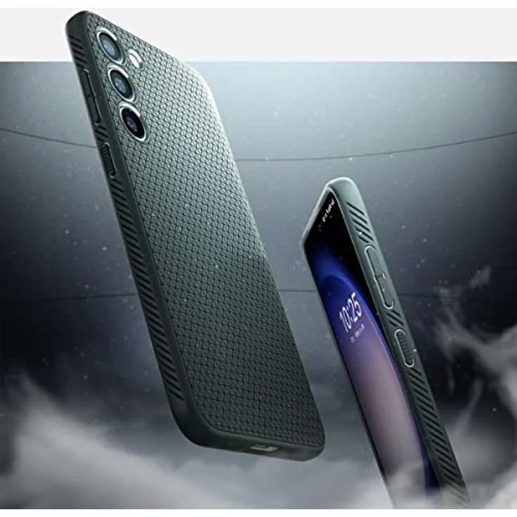 Spigen Liquid Air Hülle Kompatibel mit Samsung Galaxy S23 Plus 5G - Gemustertes TPU in Abyss Green – Bild 3