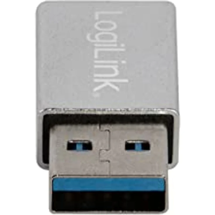 LogiLink USB 3.2 Gen1 Typ-C Adapter, USB-A (Stecker) zu USB-C (Buchse), Silber – Bild 4