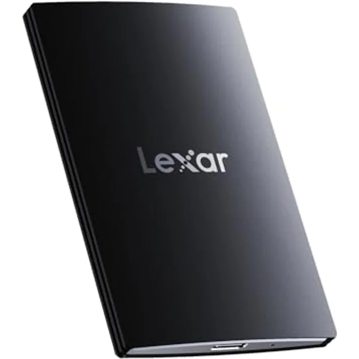 Lexar SL500 Externe SSD 1TB, USB3.2 Gen2x2 Tragbare SSD, PSSD bis zu 2000 MB/s Lesen, 1800 MB/s Schreiben, Externe Solid-State-Laufwerk für iPhone15-Serie/Mac/PS5/XBOX/Laptop/PC (LSL500X001T-RNBNG)