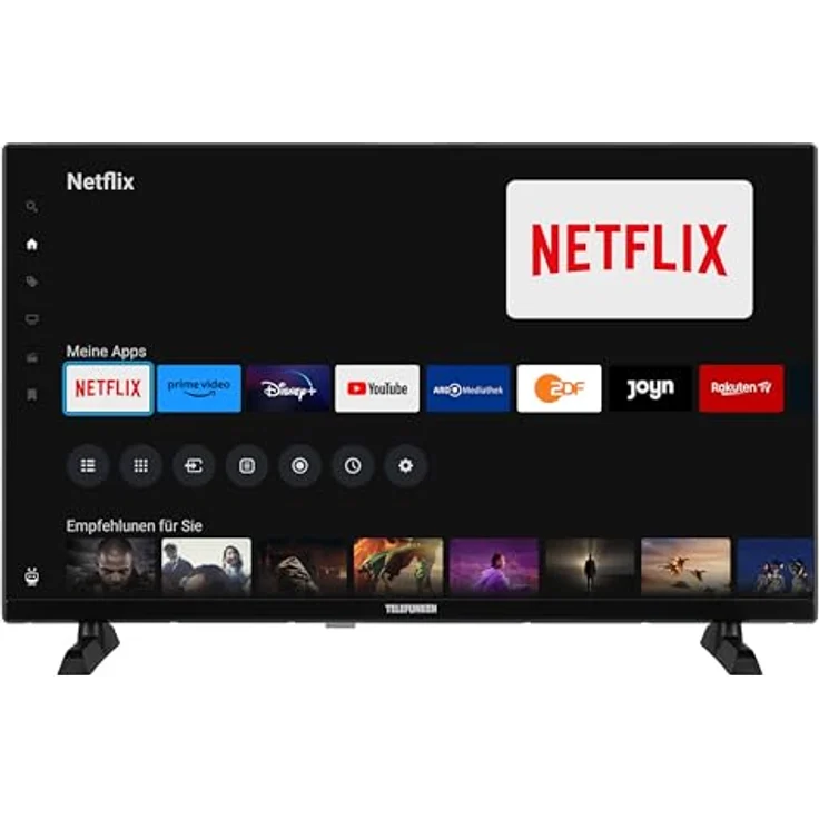 Telefunken 32 Zoll Fernseher/TiVo Smart TV (HD-Ready, HDR, HD+ 6 Monate inkl., Triple-Tuner) XH32TO750S – Bild 2