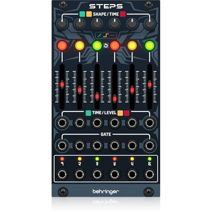 Behringer STEPS, Multi-Source-Modulations- und Sequenzermodul für Eurorack mit 6-stufigem Funktionsgenerator und anpassbarem Patching – Bild 1