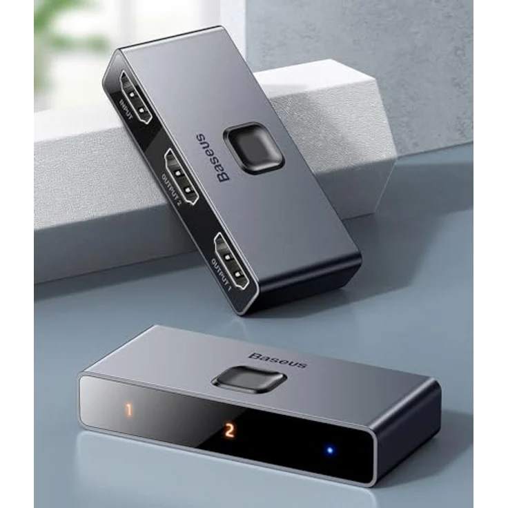 Baseus HUB Matrix HDMI Switcher (2in1 or 1in2) Space Gray (CAHUB-BC0G – Bild 5