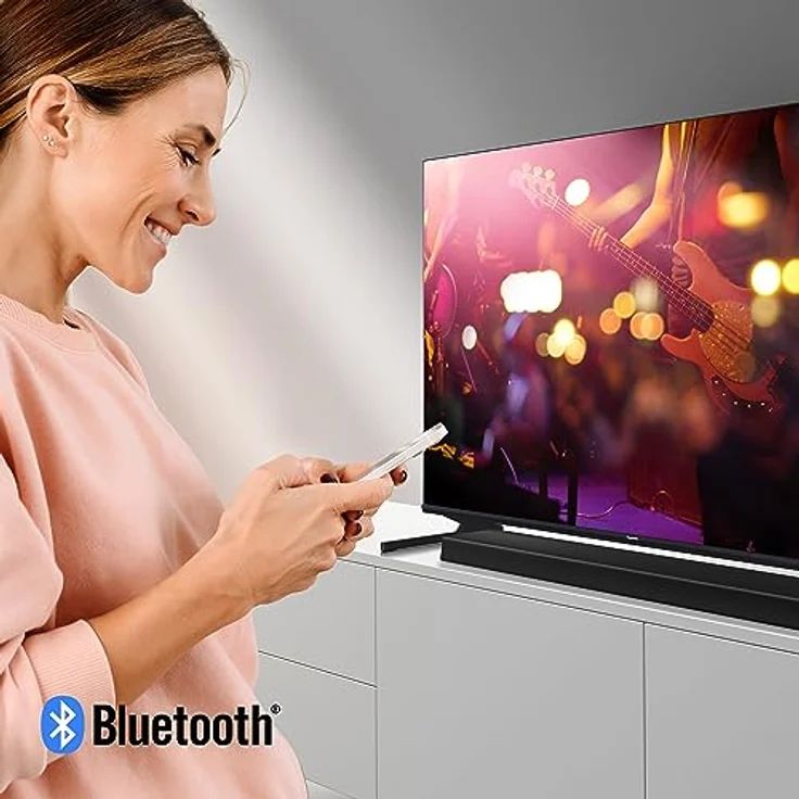 Panasonic TX-65MZ700E, 65 Zoll 4K Ultra HD OLED Smart 2023 , High Dynamic Range (HDR), Dolby Atmos & Dolby Vision, Android TV, Google Assistant, Chromecast, 2 fuß-sockel, Fernbedienung, Schwarz – Bild 5