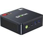 DroiX GMKTec NucBox M6 Mini PC mit AMD Ryzen 5 6600H, 32GB DDR5, 1TB PCIe SSD, Radeon Graphics, WiFi 6E, Windows 11 Pro, 4K HDMI/DP/USB-C, 2.5G LAN, Kompakter Desktop für Zuhause & Business in Schwarz