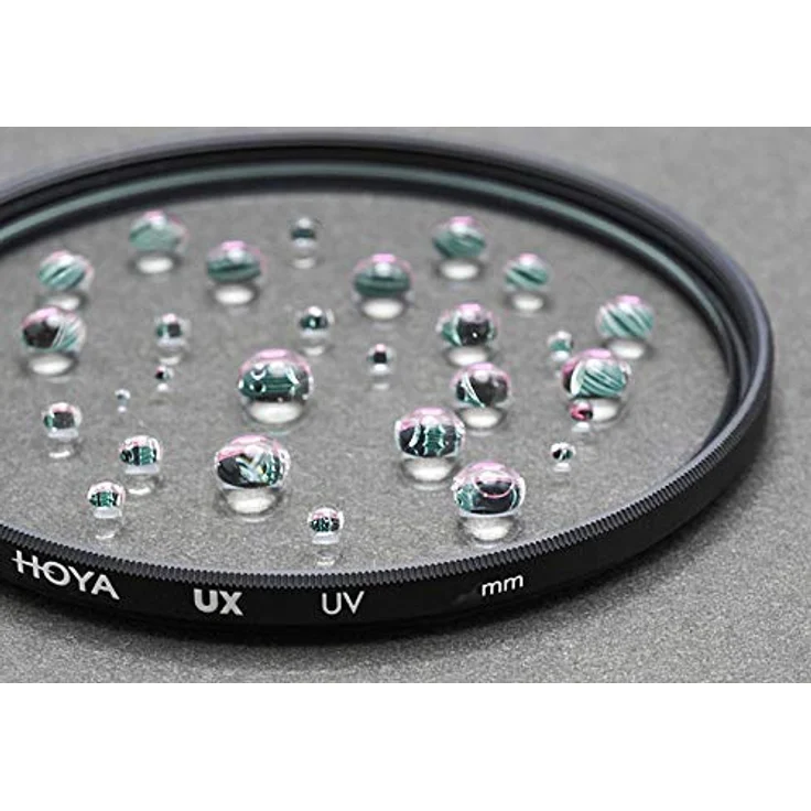 Hoya UX UV Filter 62 mm, UV Schutzfilter, 10fach-Vergütung zur Reflexunterdrückung, wasserabweisend, sehr gute Glasqualität mit dünner Aluminiumfassung – Bild 5