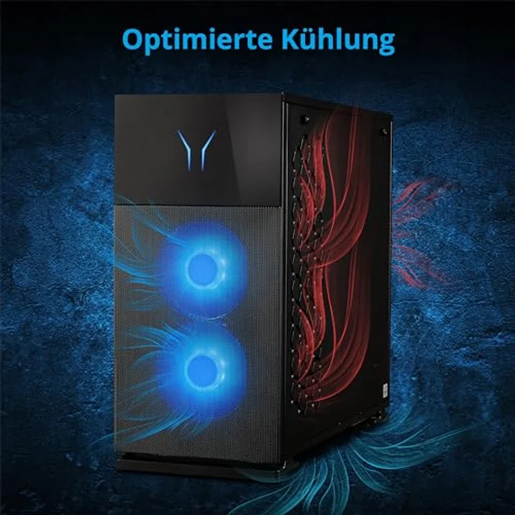 ERAZER Hunter X30 High-End Gaming Desktop PC (Intel Core i9-14900KF, 32GB Kingston Fury Beast RGB DDR5 RAM, NVIDIA GeForce RTX 4080 SUPER 16GB GDDR6X, 2TB PCIe SSD, Wasserkühlung, Win 11 Home, Schwarz) – Bild 5