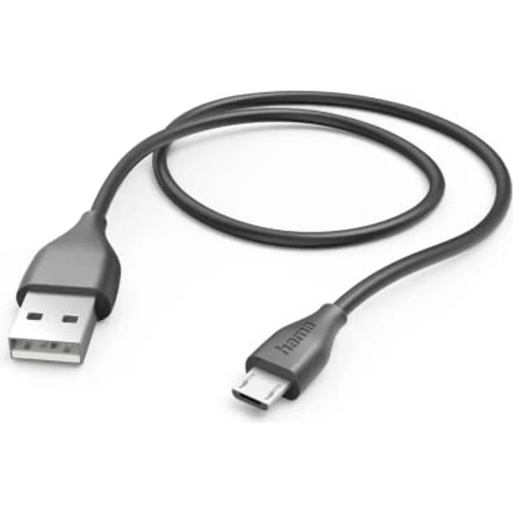 Hama Ladekabel, USB-A - Micro-USB, 1,5 m, Schwarz – Bild 1