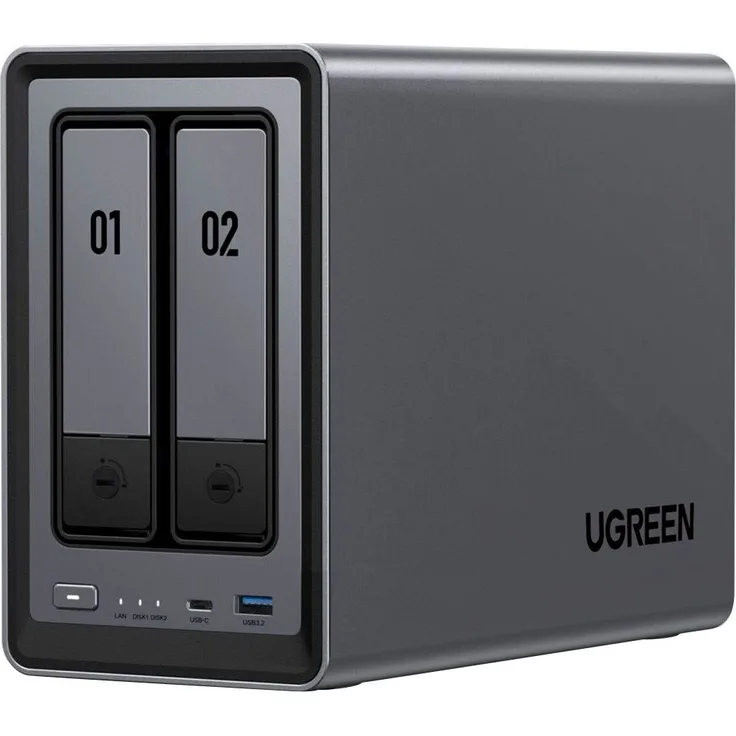 UGREEN NASync DXP2800 NAS-Server mit 2,5-Gigabit-Ethernet-Anschluss