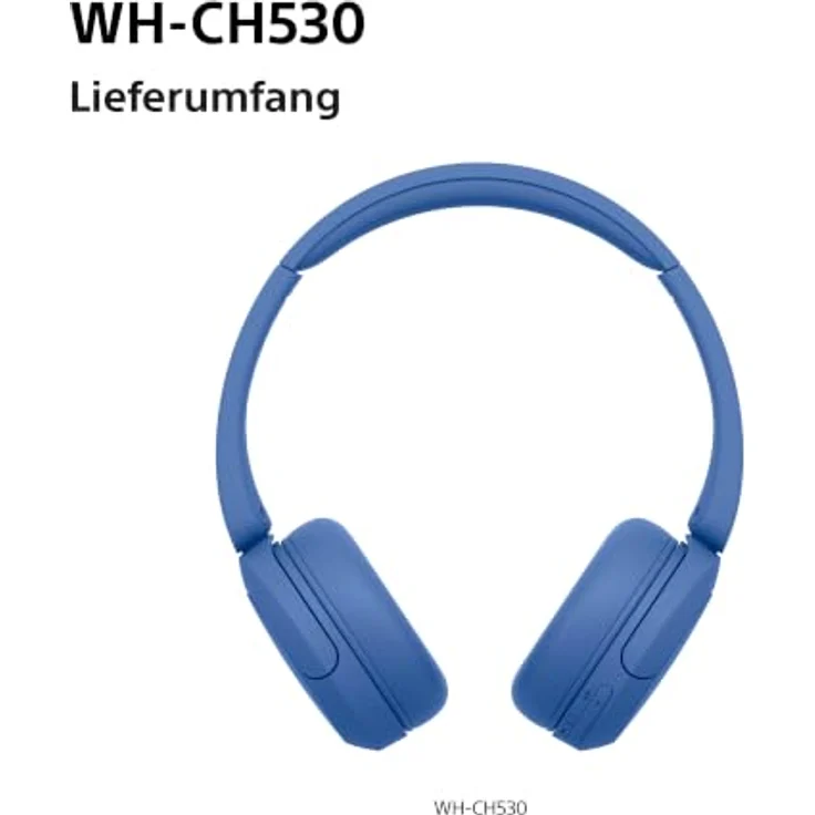 Sony WH-CH530, Over-Ear Kopfhörer mit hochwertigem Klang, blau – Bild 9