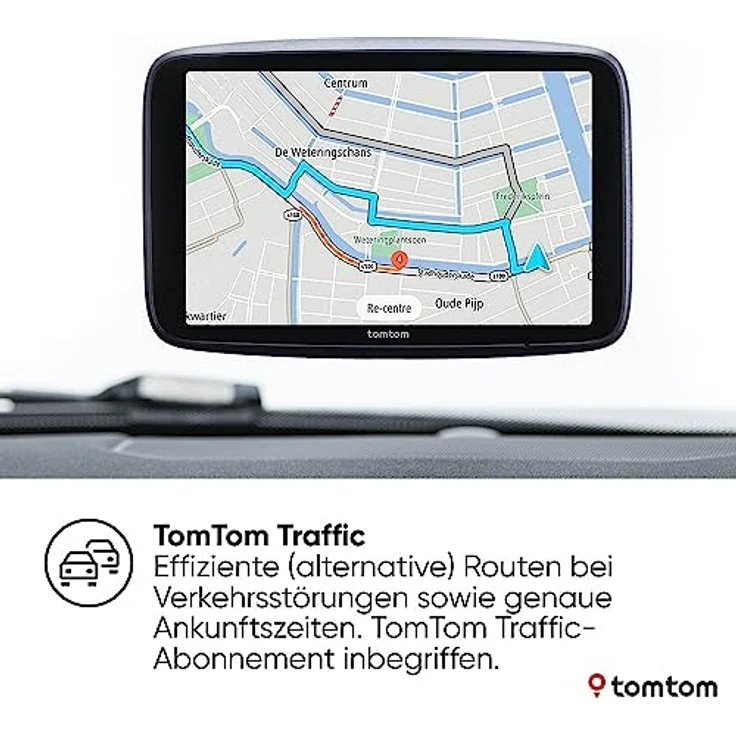 TomTom GO Superior, 7 Zoll HD Navigationsgerät mit TomTom Traffic, Sprachsteuerung und KI-basierten Routenoptimierungen, schwarz – Bild 2