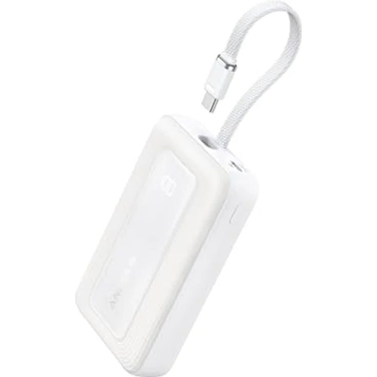 Anker Powerbank 10.000mAh, Zolo Power Bank 30W High-Speed mit USB-C Kabel, Schnelllade-Akkupack für iPhone 16/15 Modelle, MacBook, Galaxy, iPad, schwarz – Bild 1