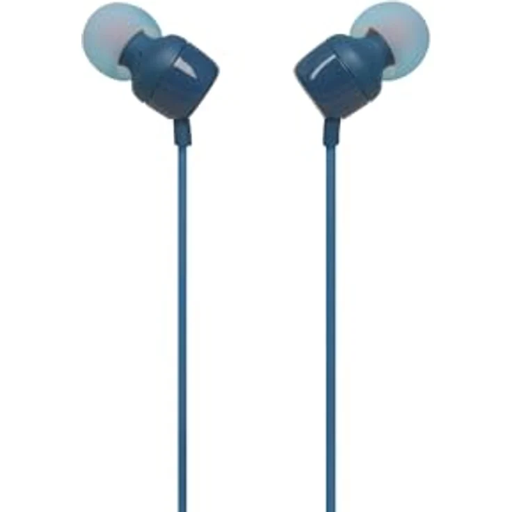 JBL Tune 160 In-Ear-Kopfhörer, Blau mit JBL Pure Bass Sound und 3-Tasten-Fernbedienung mit Mikrofon – Bild 3