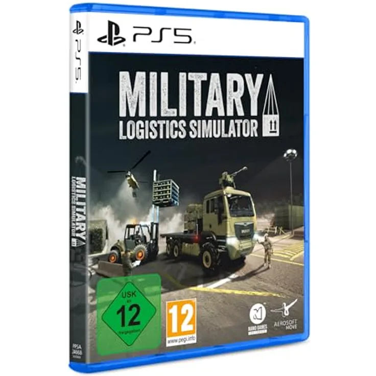 AEROSOFT Military Logistics Simulator, PS5-Spiel mit realistischer Militärlogistik und First-Person-Gameplay