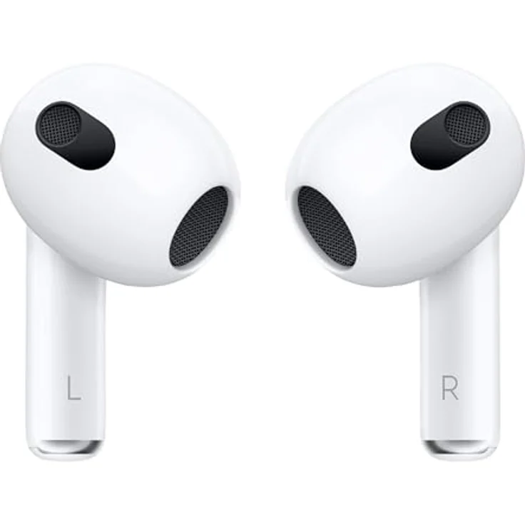 Apple AirPods (3rd generation), True Wireless Stereo (TWS) Kopfhörer mit Anruf- und Musiksteuerung, Weiß, inkl. Lightning Case – Bild 2