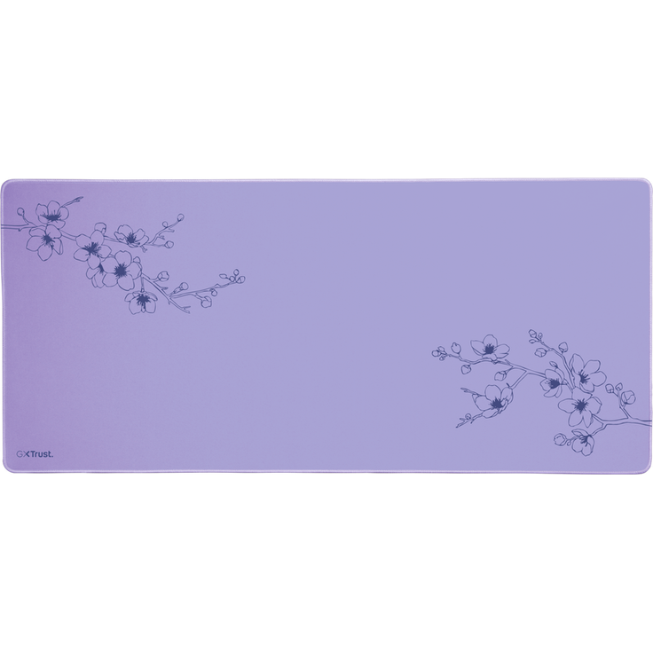 Trust Gaming GXT759 XXL Gaming-Mauspad, lila, 400 x 900 x 3 mm mit vernähtem Rand für bequemes und stabiles Gaming