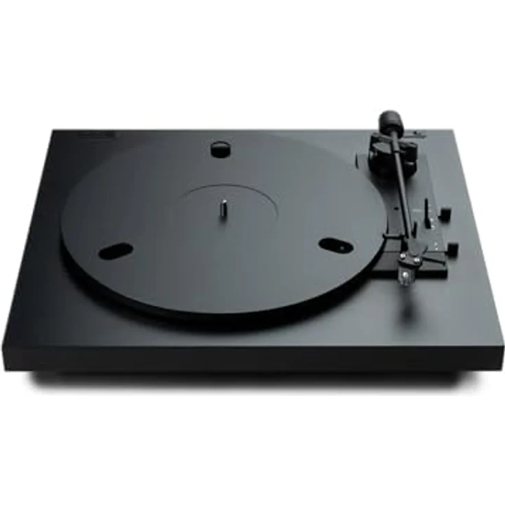 Pro-Ject Automat A1.2, Vollautomatischer Plattenspieler mit Riemenantrieb, Schwarz, integrierter Phono-Vorverstärker, präzises Start-/Stopp-System, resonanzgedämpfter Holzkorpus – Bild 2