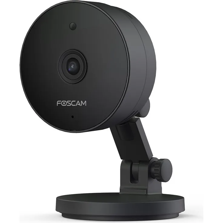Foscam IP-Kamera C5M, 5 Mpix Überwachungskamera mit bidirektionalem Audio und Smart Home-Kompatibilität, schwarz