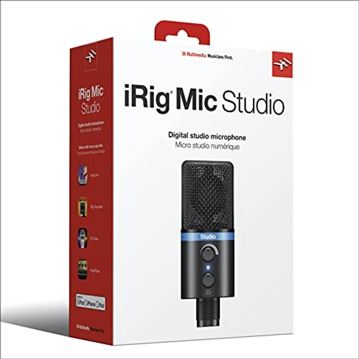 IK Multimedia iRig Mic Studio Mikrofon schwarz – Bild 9