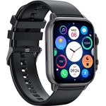 XO smartwatch J9, Smart Watch 1,95" Amoled, fitness Tracker Uhren für Android, IOS, IP68 Wasserdicht, Schwarz