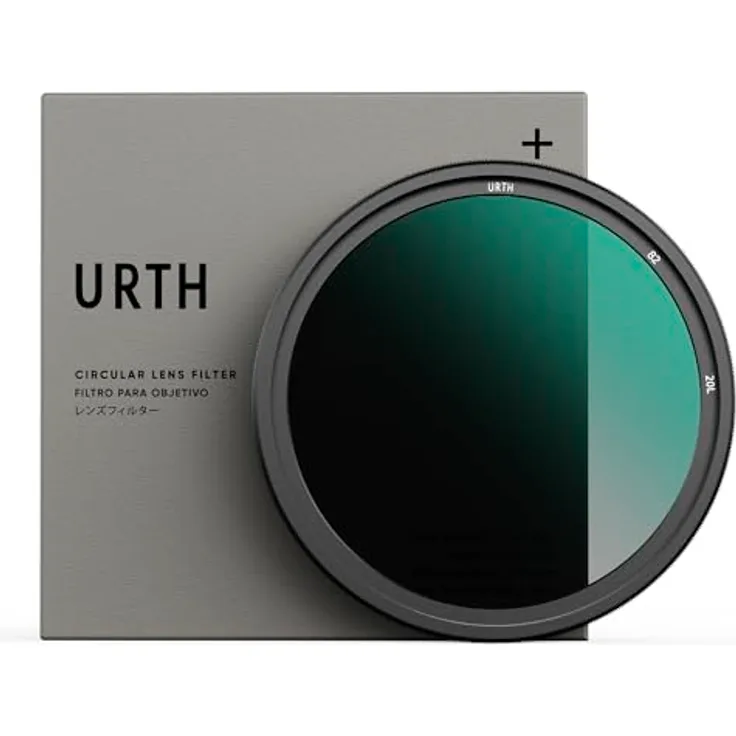 Urth 82 mm Variabler Graufilter ND2-32 (1-5 Stop) ND Filter (Plus+)