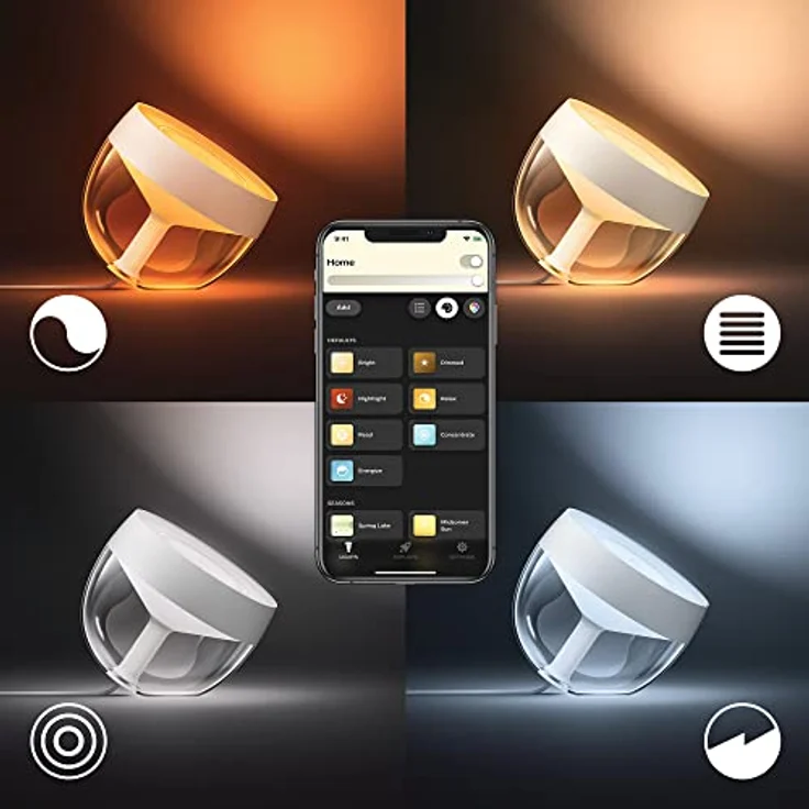 Philips Lighting Hue LED-Tischlampe 26454000 Iris LED fest eingebaut 8.1W RGBW – Bild 10
