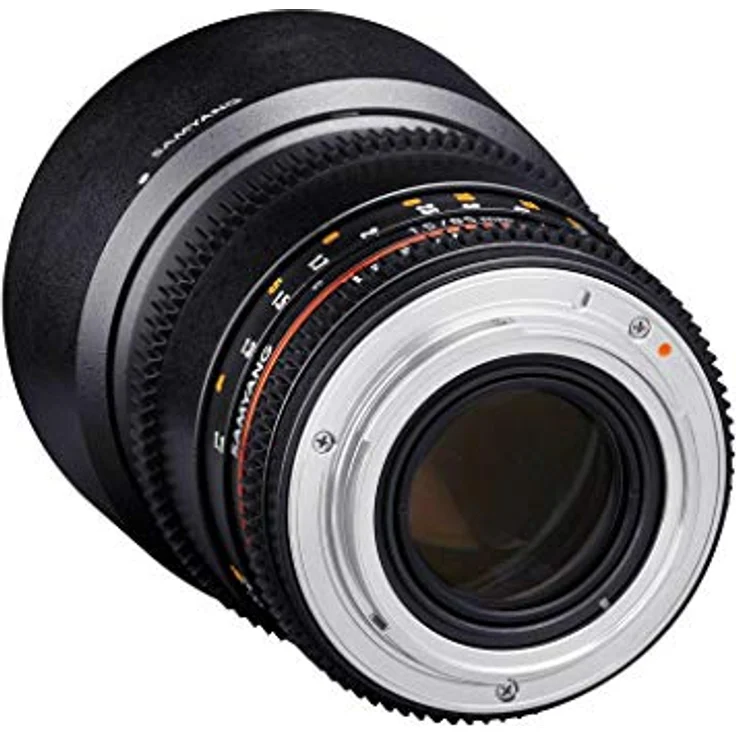 Samyang 85-1,5 Objektiv Video DSLR II Sony E manueller Fokus Videoobjektiv 0,8 Zahnkranz Gear, Porträtobjektiv schwarz – Bild 3