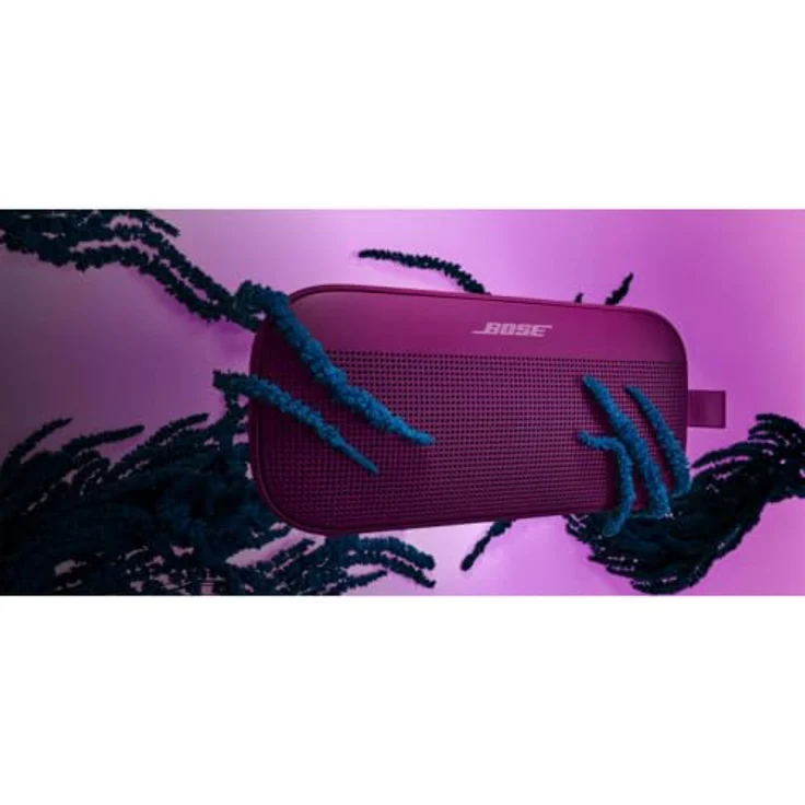 Bose SoundLink Flex (2. Gen) Tragbarer Bluetooth Lautsprecher, wasserdicht/staubdicht, naturgetreuer Klang, bis zu 12h Akkulaufzeit, Maulbeer-Rosa - Limited Edition – Bild 2