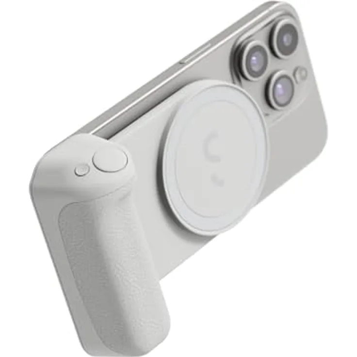 ShiftCam SnapGrip Pro, Mobiler Batteriegriff mit kabellosem Auslöser, integrierter Powerbank und Qi2-Ladung, kompakt mit magnetischer Halterung für Smartphones