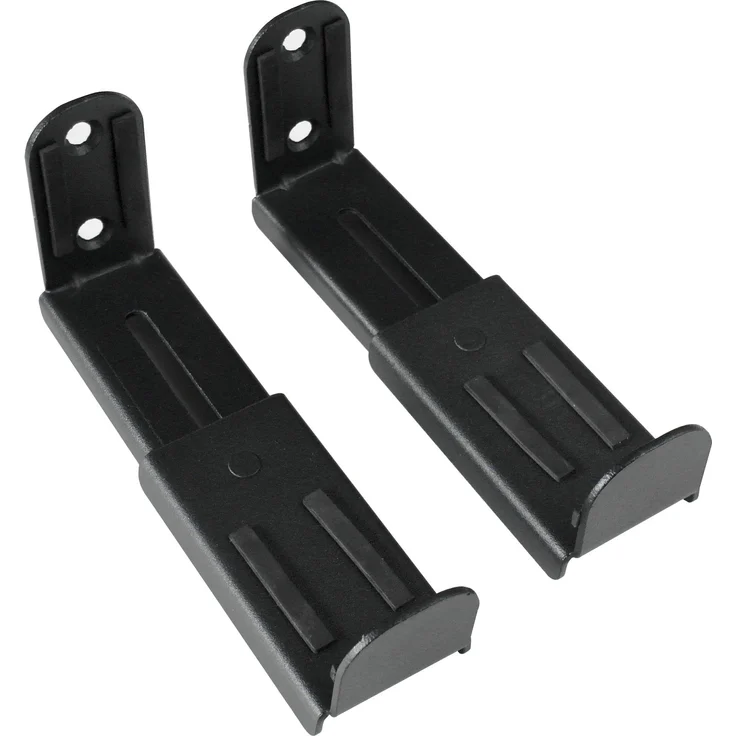 Drall Instruments Universal Soundbar Lautsprecher Boxen Wandhalterung, ausziehbar von 9,2-15,4 cm, belastbar bis 5 kg, schwarz, Modell BH6B