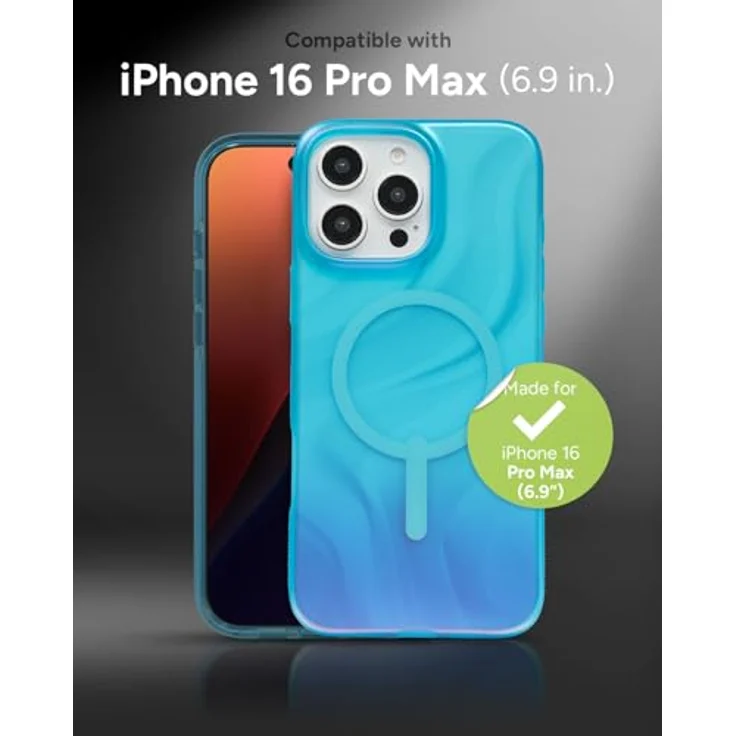 ZAGG Milan Snap Graphen-verstärkte Hülle für iPhone 16 Pro Max [6.9-Inch] Deep Aurora – Bild 2