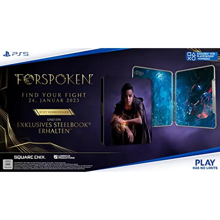 Forspoken Steelbook Edition [exklusive Amazon.de] (PlayStation 5)