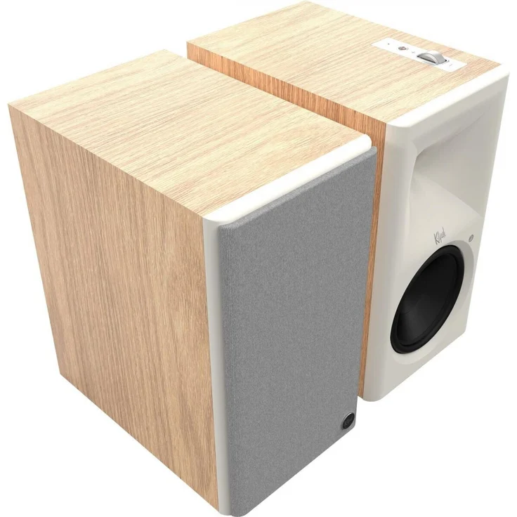 Klipsch The Sevens II Red Oak, Aktiv-Regallautsprecher Paar mit Streaming- und Heimkino-Konnektivität