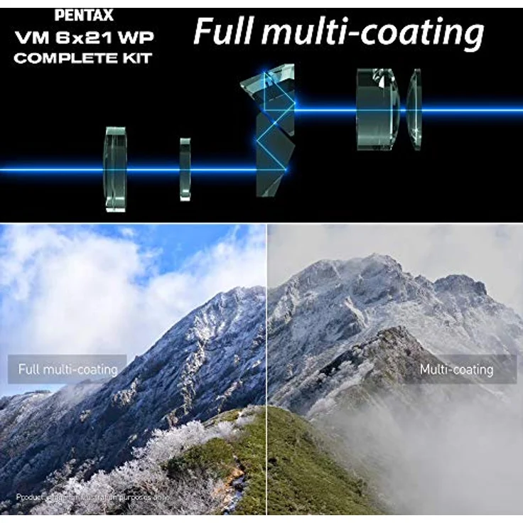 Pentax VM 6x21 WP, Fernglas mit 6-facher Vergrößerung, innovativem Komplettkit und Smartphone-Adapter für erweiterte Anwendungen – Bild 7