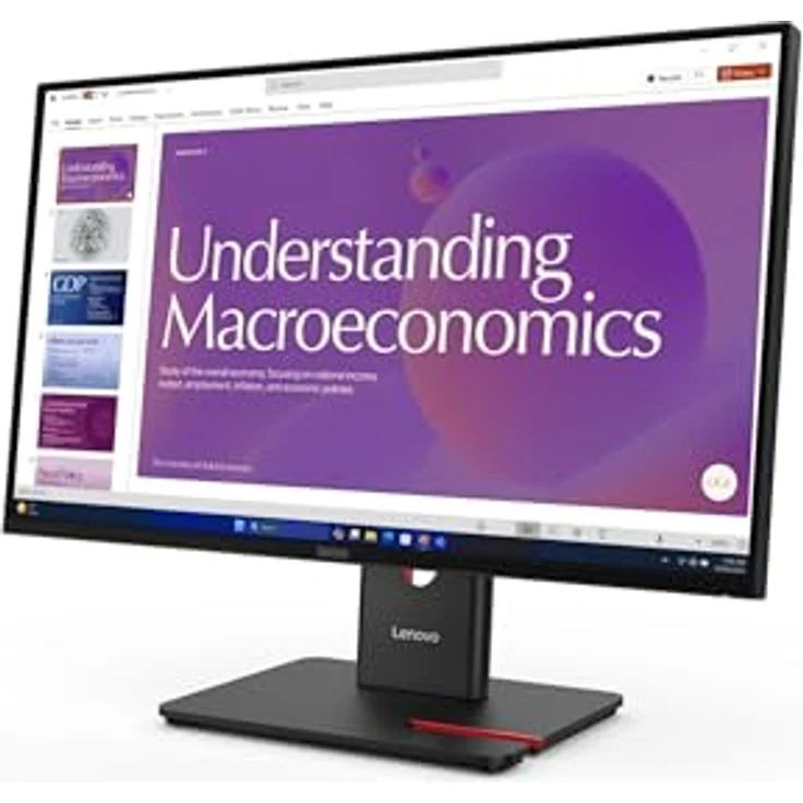 LENOVO ThinkVision T24D-40, 23,8 Zoll Full-HD Business Monitor mit 6 ms Reaktionszeit und 120 Hz, Schwarz – Bild 2