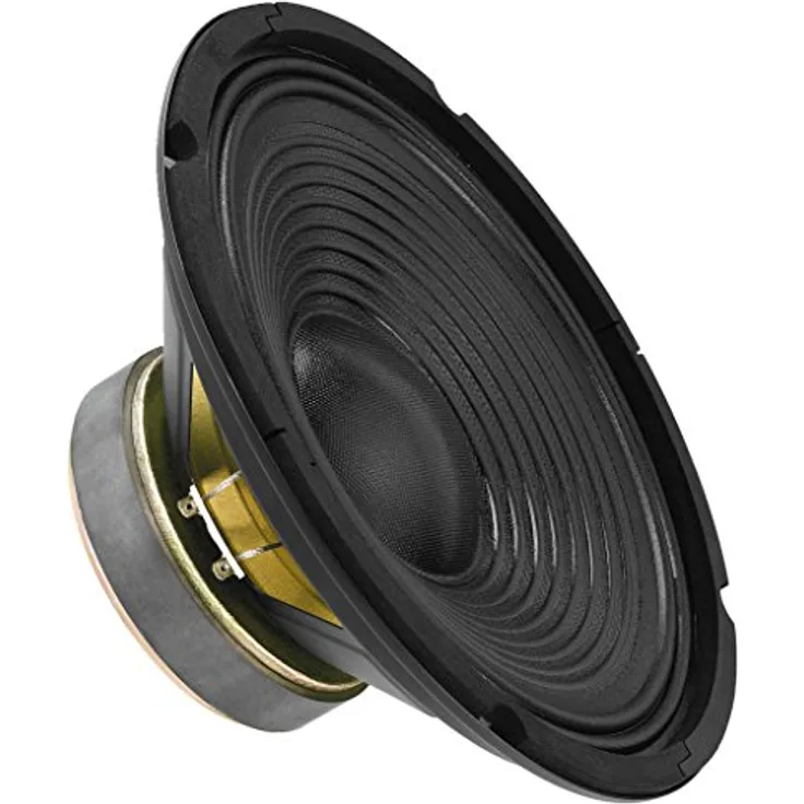 MONACOR SP-252PA Universal-Tiefmitteltöner, kompakter Lautsprecher-Treiber für Tiefmittelton-Anwendungen in smarter Zweiwege-Konstruktion, in Schwarz