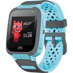 Maxlife MXKW-310 Smartwatch Kinderuhr, Anruf- und Chatfunktion, GPS-Lokalisierung, Silikonarmband, Blau