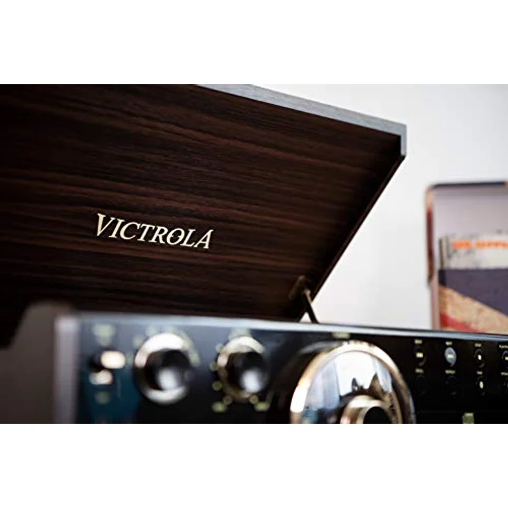 Victrola Empire 6-in-1 Bluetooth Plattenspieler Music Centre – Bild 3