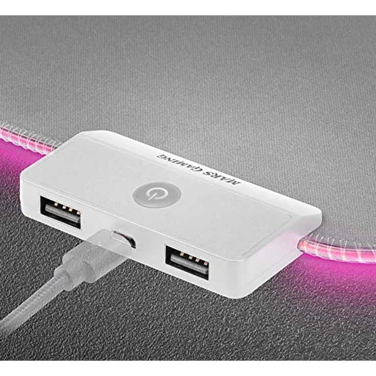 Mauspad Mars Gaming MMPRGB2S LED RGB Weiß – Bild 7