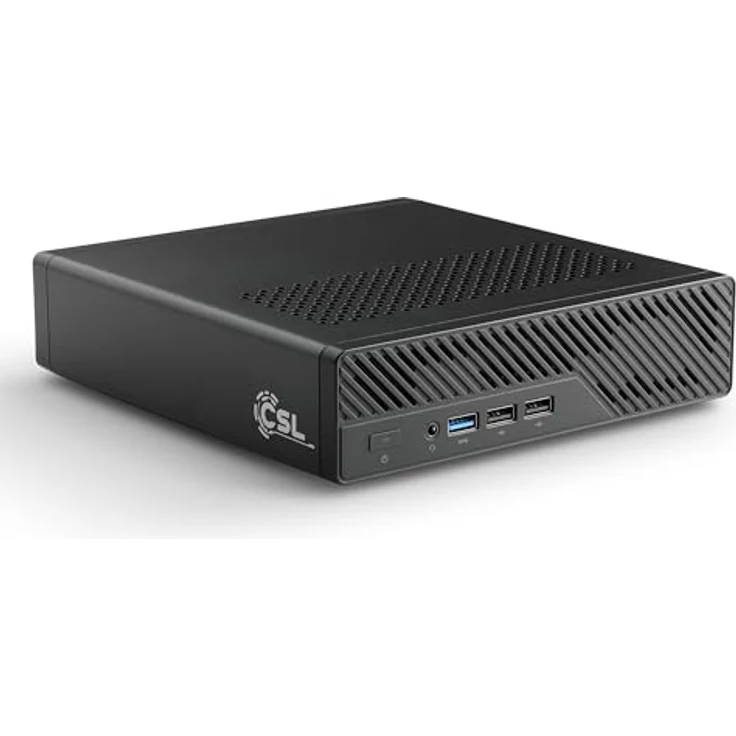 CSL TitanBox i9-12900H, Mini PC mit 14 Kernen, 96 Go DDR5 RAM, 2000 GB M.2 SSD, schwarz – Bild 1