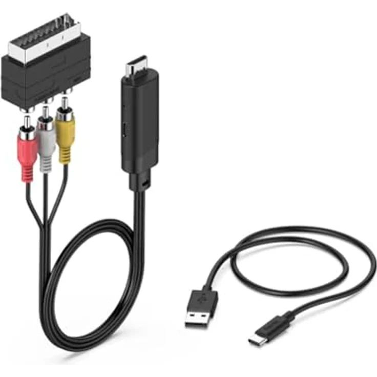 Hama AV-Konverter, Scart/Cinch auf HDMI™, Full-HD bis 1920 x 1080 mit USB-C-Adapterkabel – Bild 3
