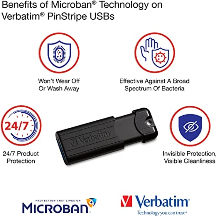 Verbatim 49317 USB-Sticks, 32 GB, Schwarz – Bild 5