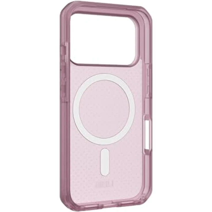 URBAN ARMOR GEAR Dot Case für Apple iPhone 17 Pro, sturzfest mit Magnetring, Wireless Charging, abgeflachte Ecken, 4,6m Fallschutz, lila (transparent) – Bild 5