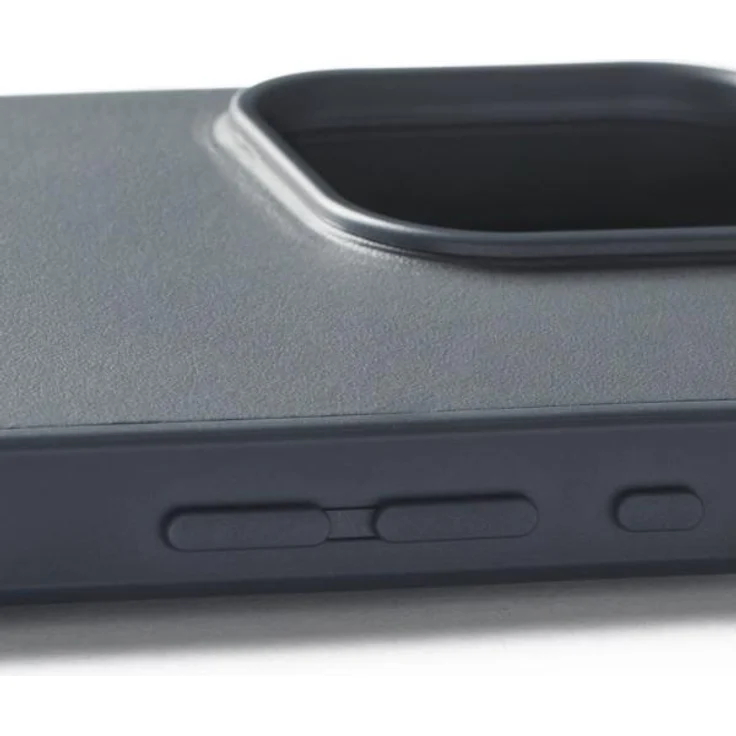 Mujjo Leather Shield Case iPhone 16 Pro, Smartphone Hülle aus Leder, blau
