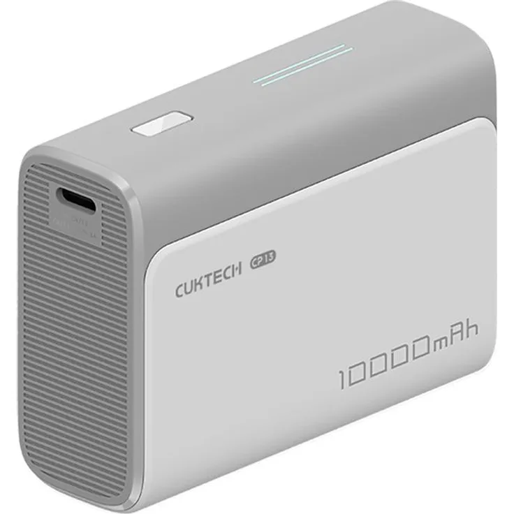 Cuktech CP13 30W Powerbank 10000mAh, USB-C, grau, mit Schnellladefunktion und intelligentem Schutz