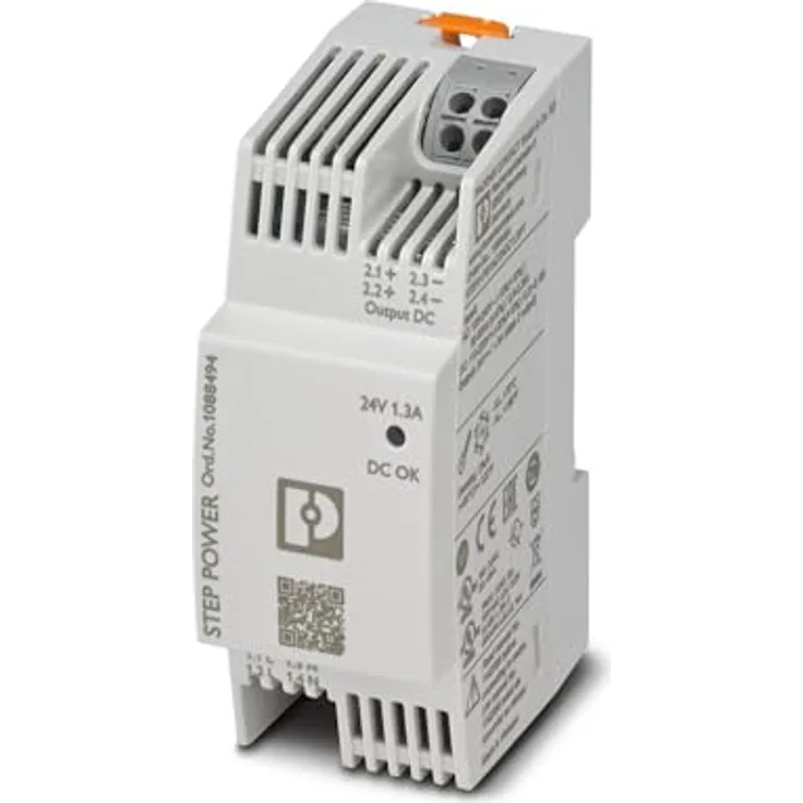 Phoenix Contact STEP3 Getaktet Netzteil, 100-240 V, 24V dc / 1.3A, für DIN-Schienen