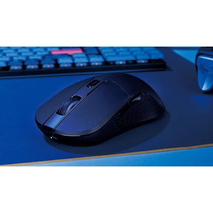 Keychron M3-A71 Kabellose Maus mit PixArt 3311 Sensor, 12.000 DPI, 95h Akku, Verbindung 2,4 GHz/Bluetooth/USB, ergonomisch, Schwarz – Bild 4
